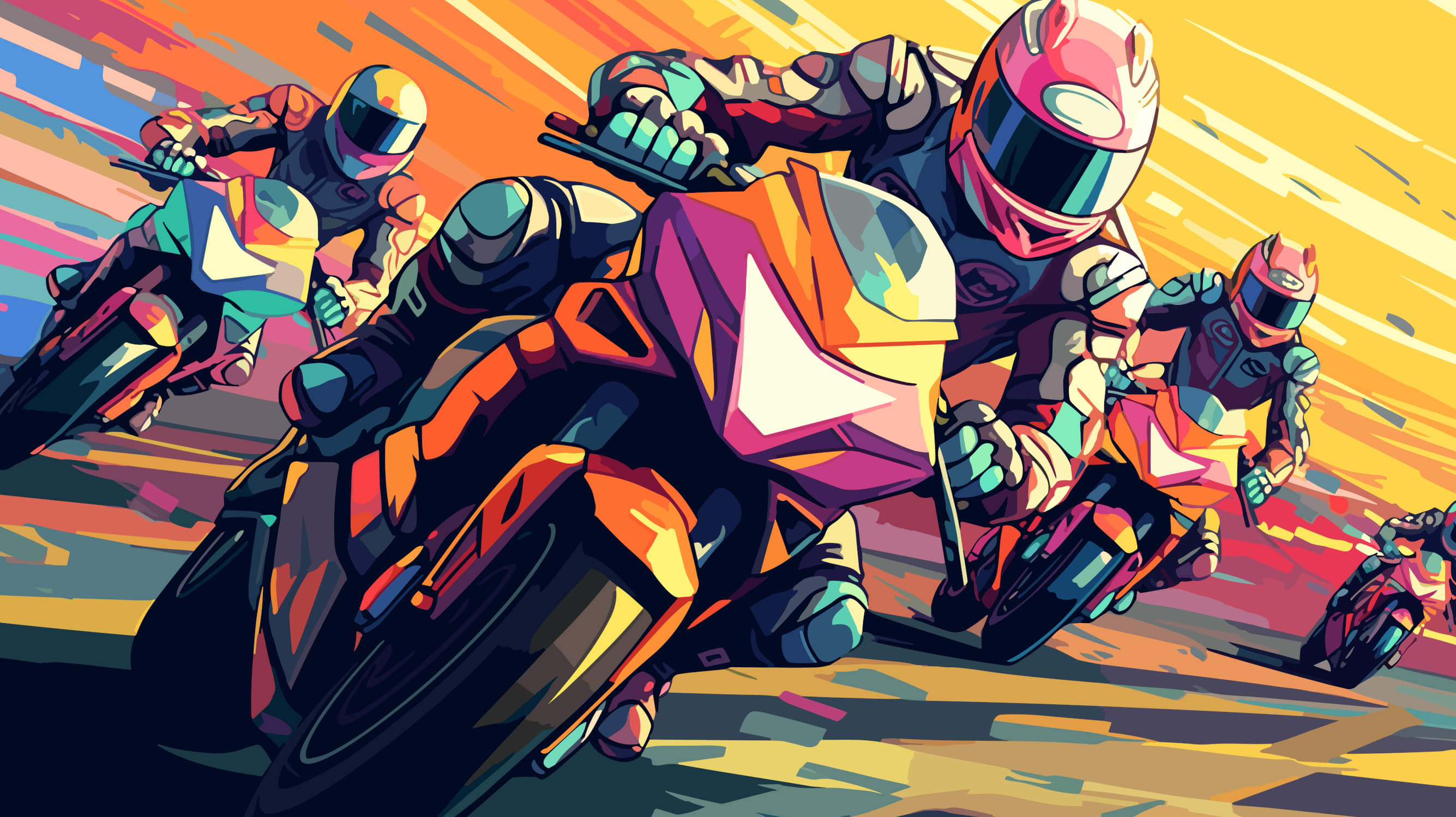 Moto GP Graffiti Wallpaper | Murals Wallpaper