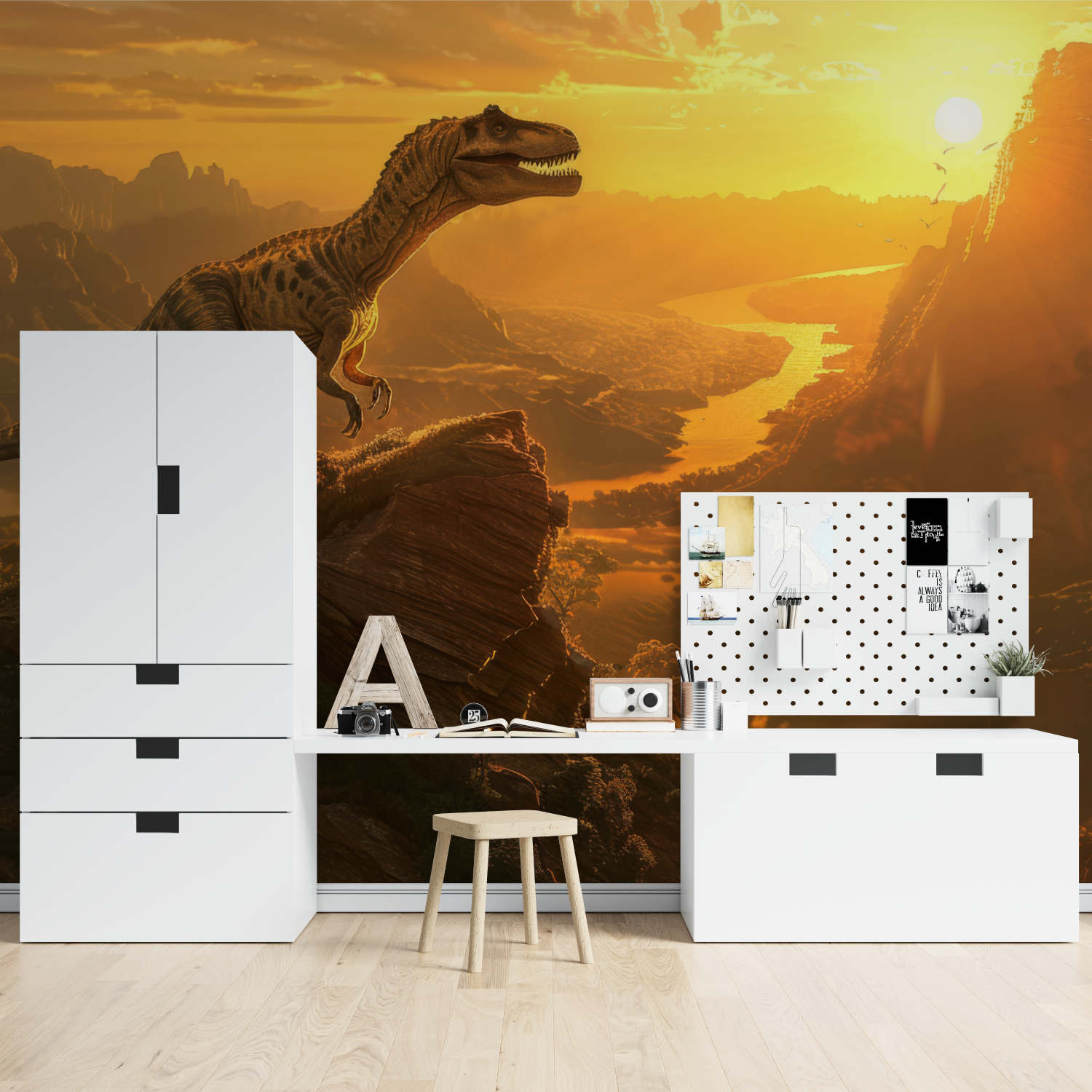 T-Rex Dominant Dinosaur Wallpaper | Murals Wallpaper