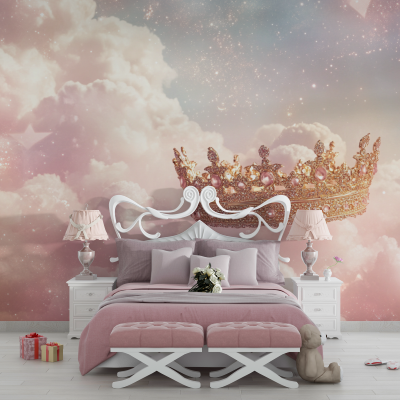 Sparkling Crown Princess Wallpaper | Murals Wallpaper