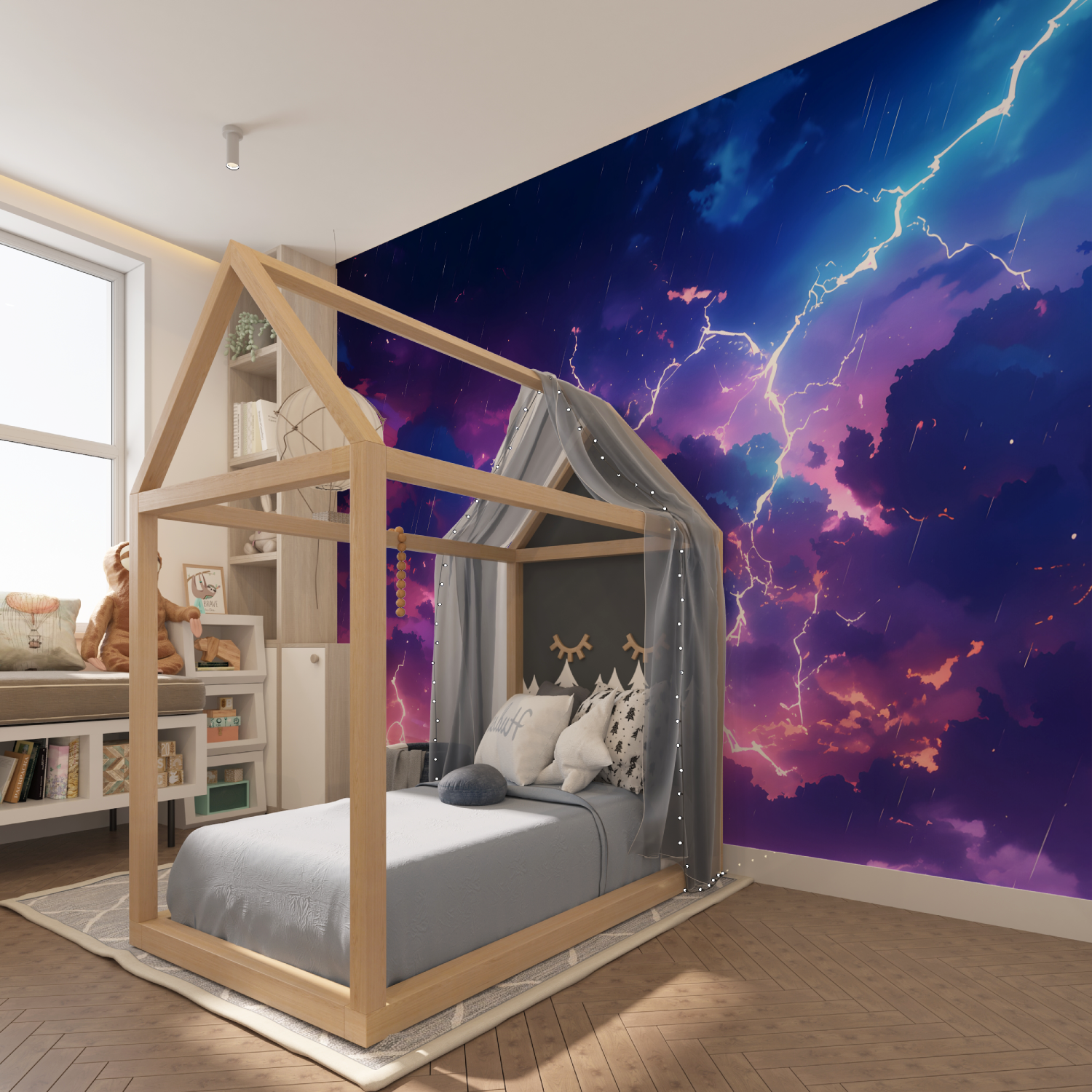 Teen Lightning Wallpaper | Wandbilder