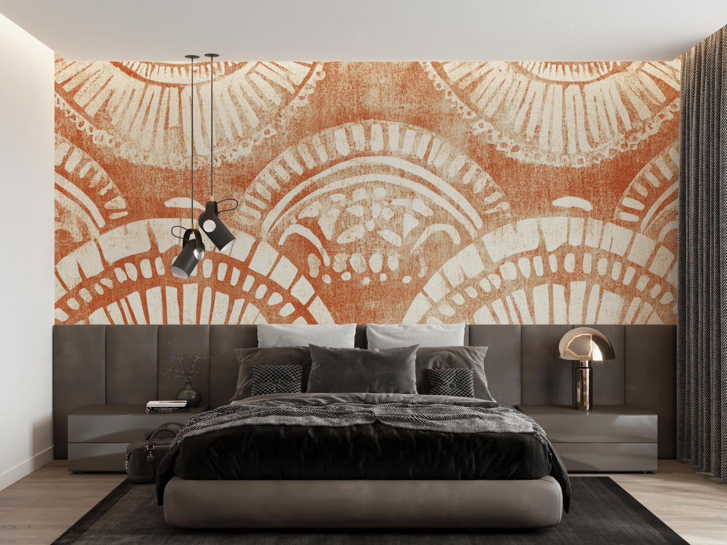 Terracotta Bohemian Wallpaper | Murals Wallpaper