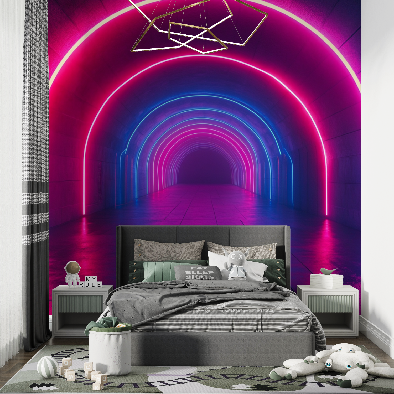 Futuristic Hallway Wallpaper | Murals Wallpaper
