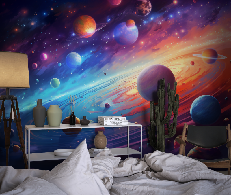 Fantastisches Weltraum-Tapetenposter | Wandtapete