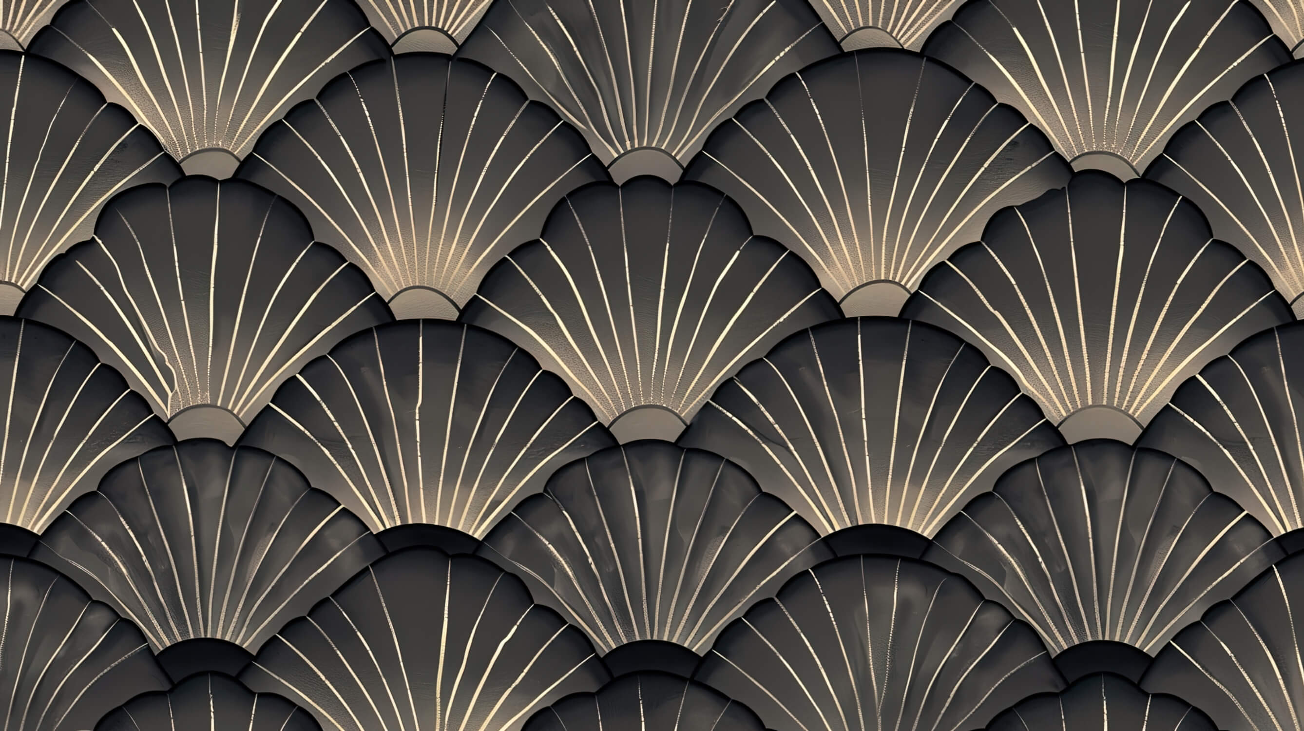 Art Deco Gray Wallpaper | Murals Wallpaper