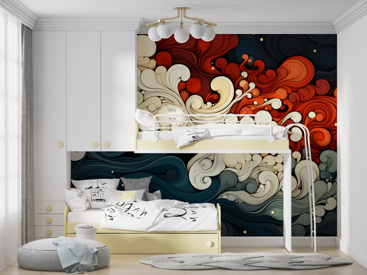 Japanese Waves Wallpaper | Murals Wallpaper