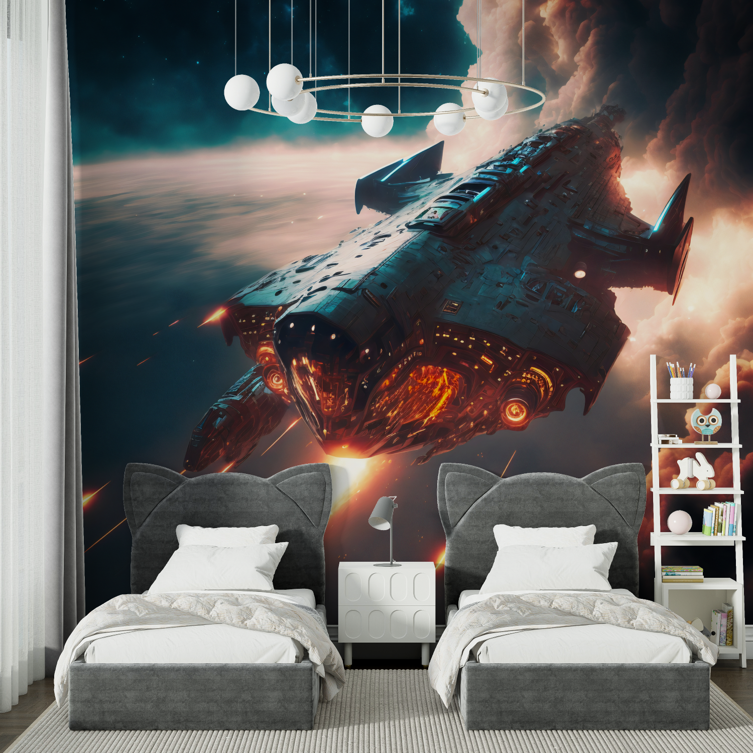 Teen Spacecraft Wallpaper | Murals Wallpaper