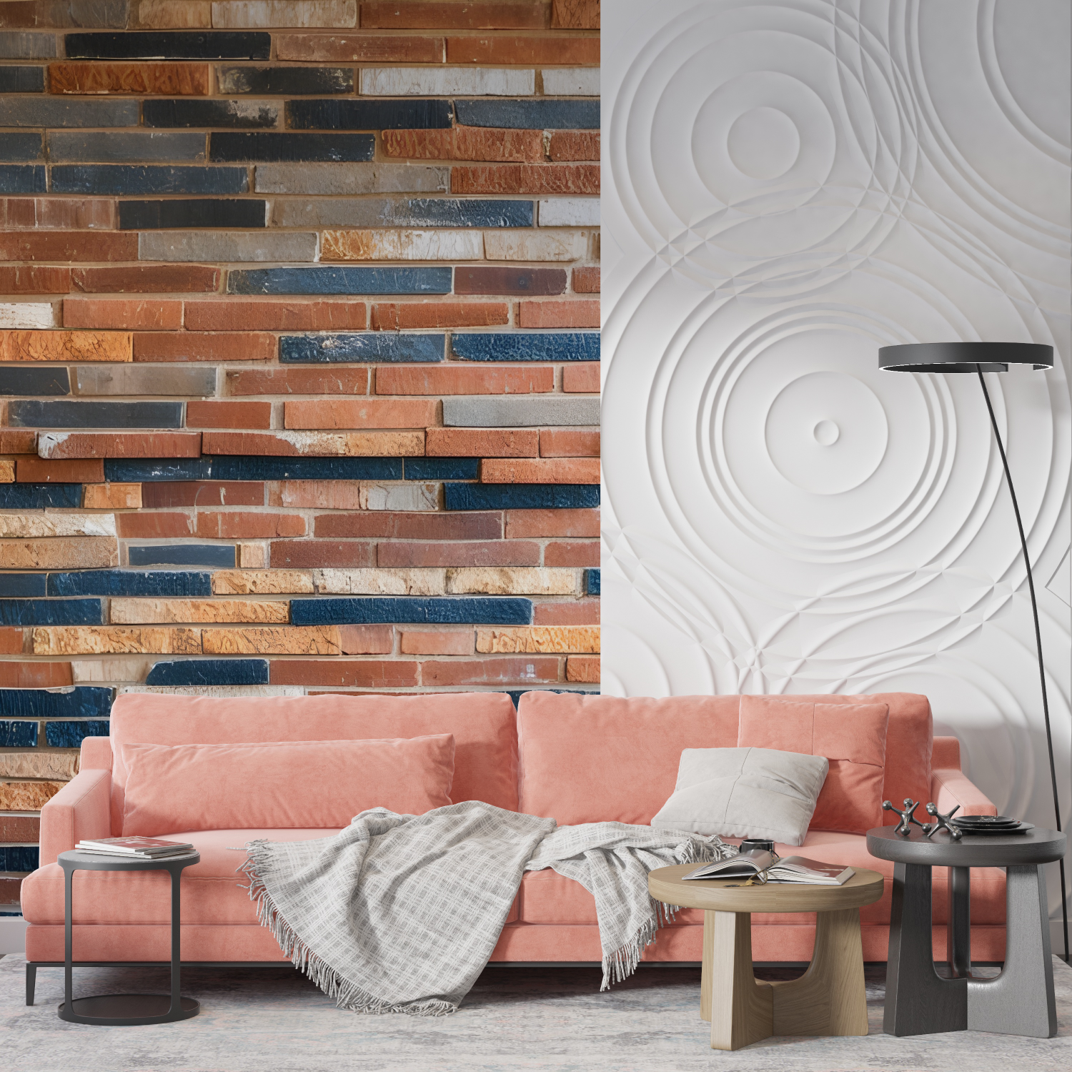 Textured Wallpaper 3D Brick Wall Effect | Murals Wallpaper