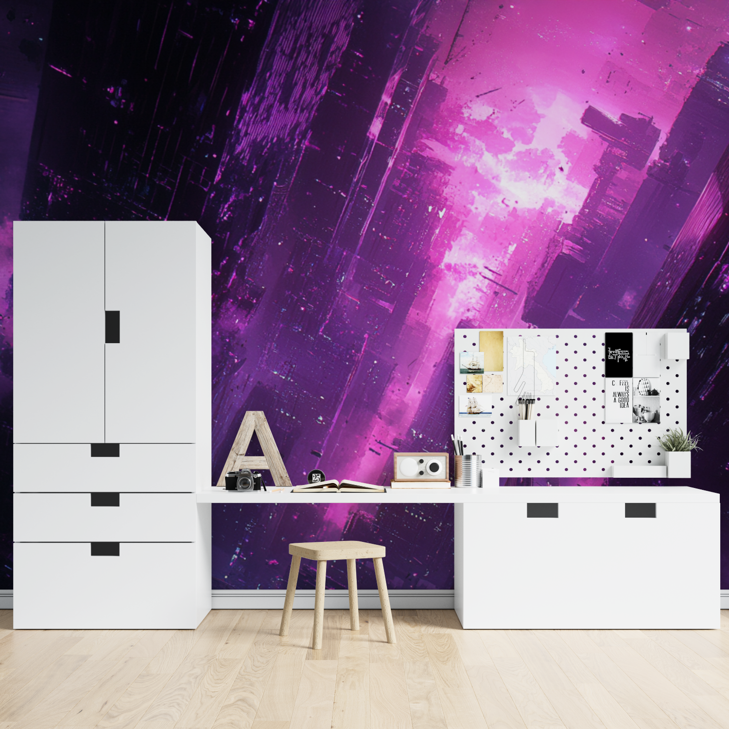 Neon Gaming Room Wallpaper | Murals Wallpaper