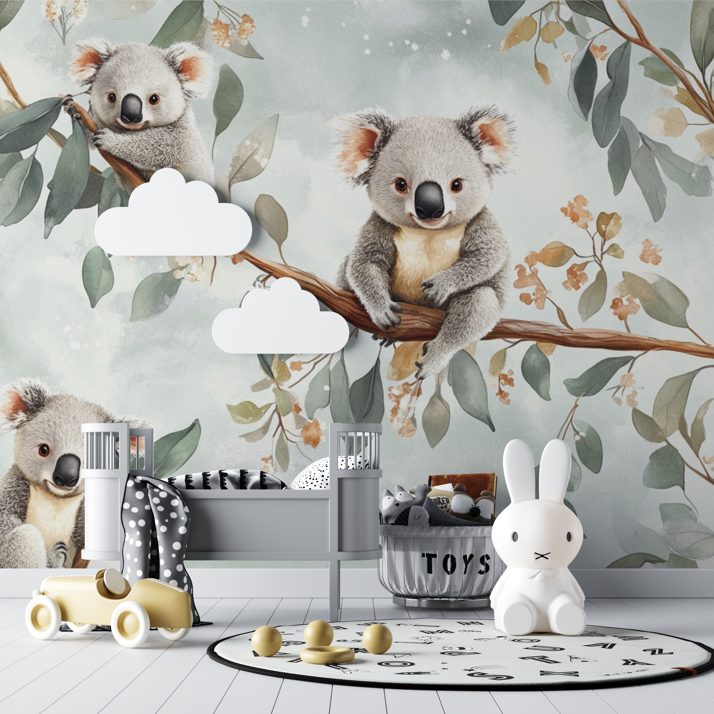 Koala and First Stars Wallpaper | Murals Wallpaper
