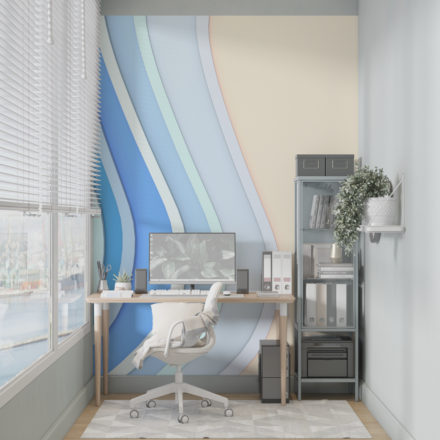 Blue Wave Wallpaper | Murals Wallpaper