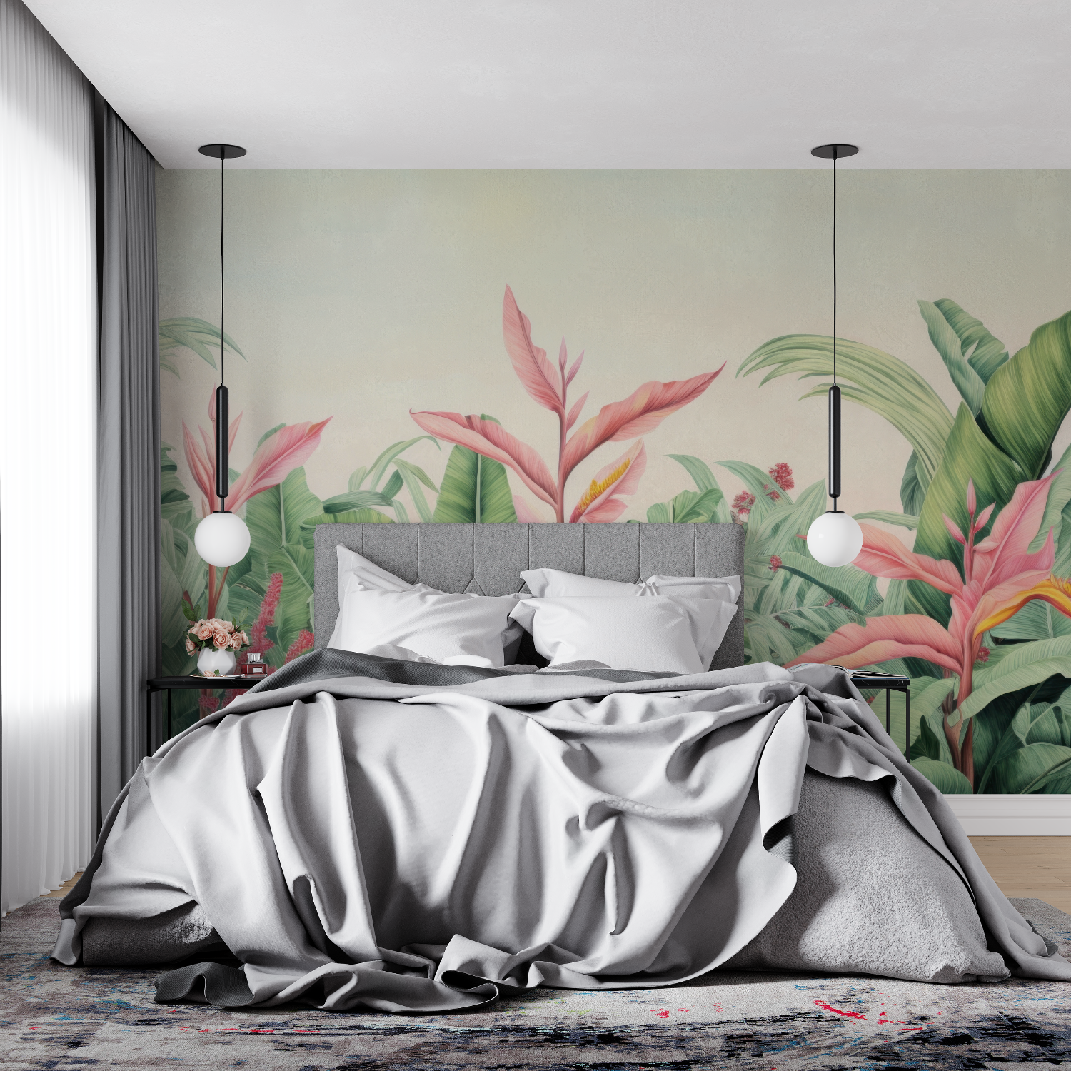 Tropical Watercolor Wallpaper | Murals Wallpaper