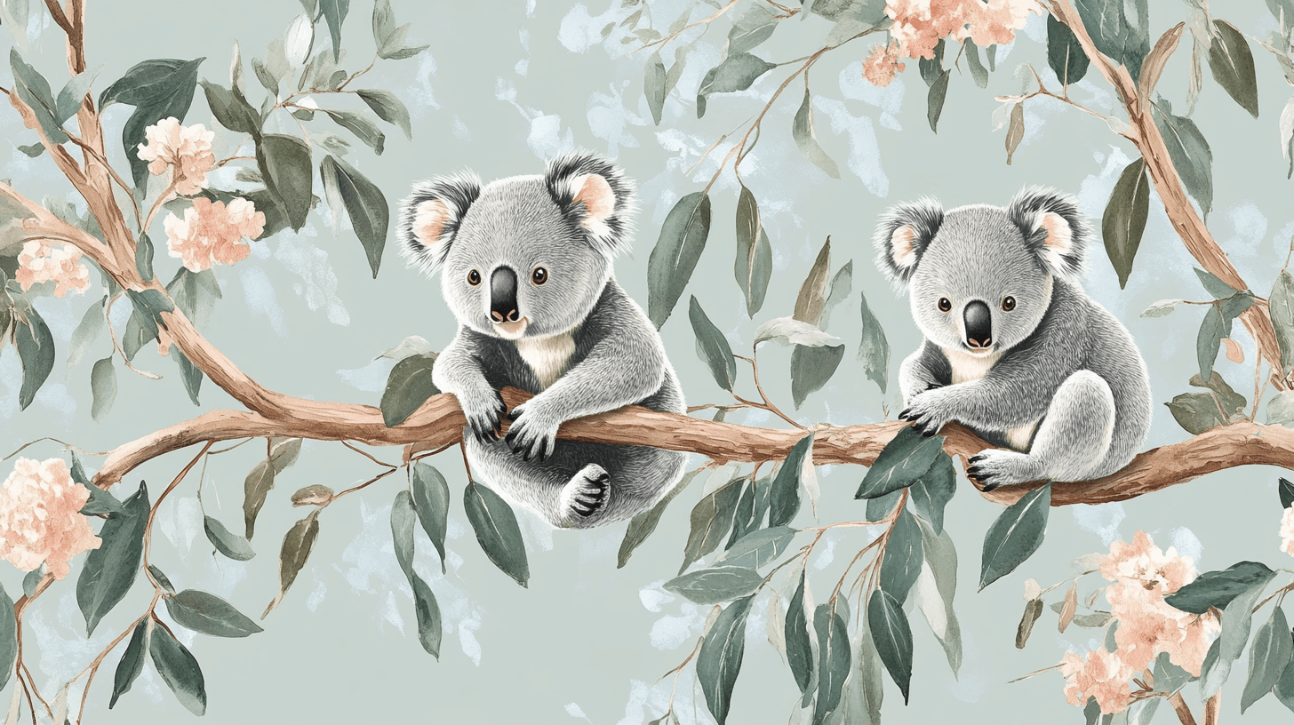Koala Wallpaper in a Suspended World | Murals Wallpaper