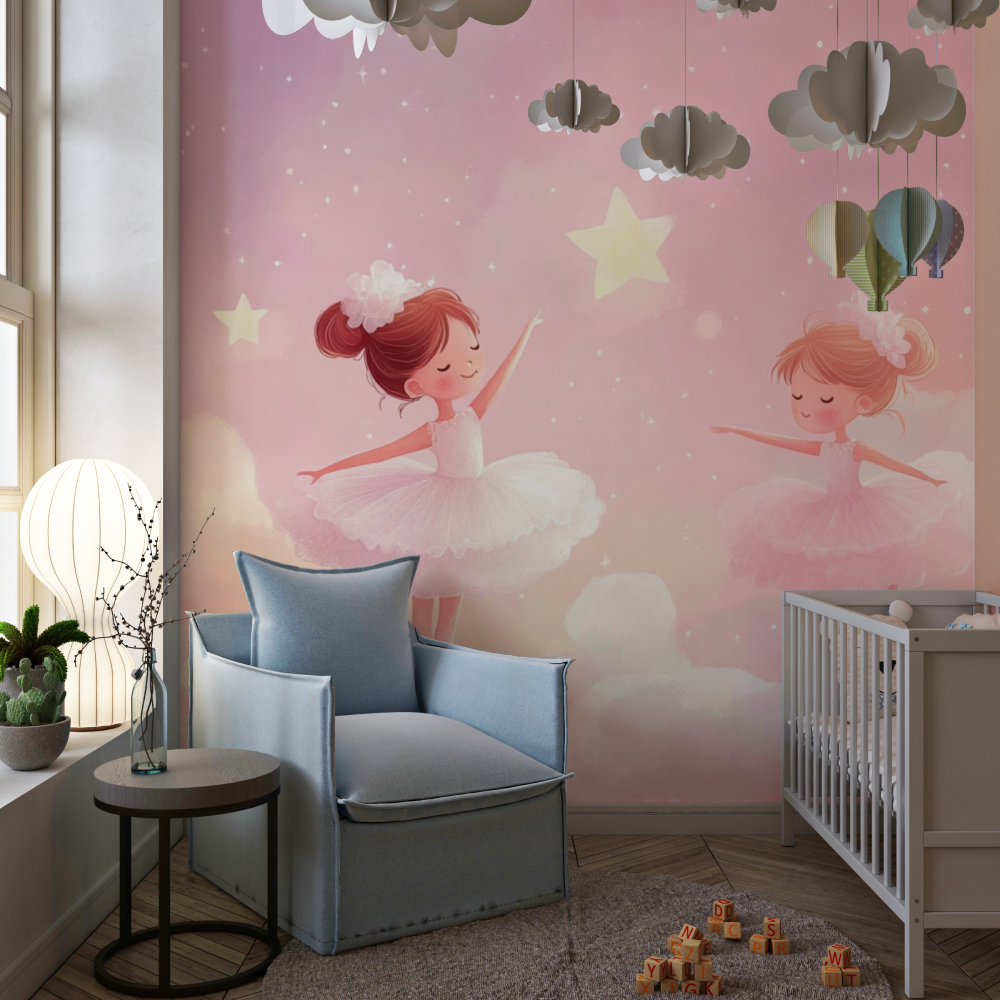 Pink Dancer Wallpaper | Murals Wallpaper