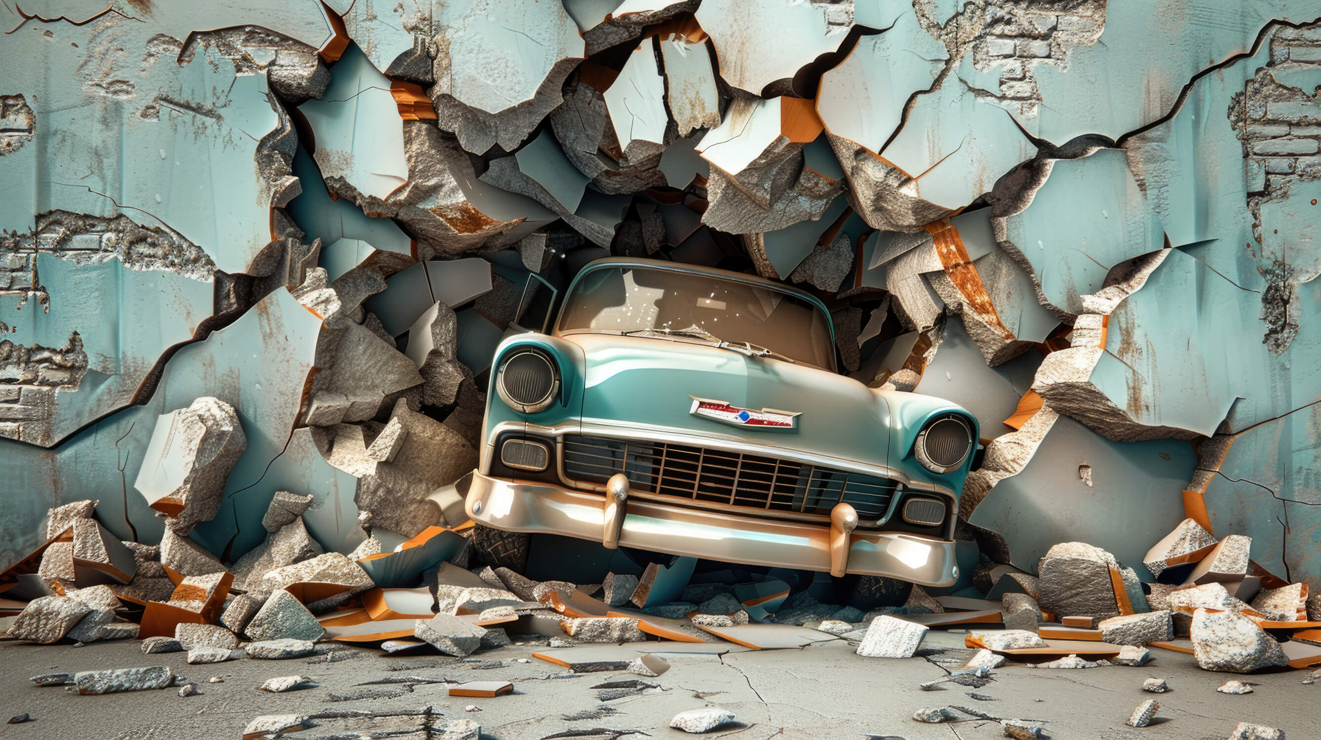 3D Car Teen Wallpaper | Murals Wallpaper