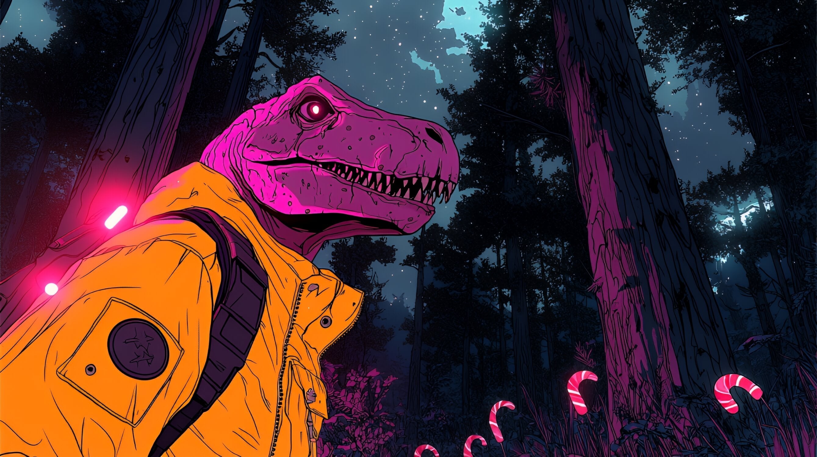 Dinosaur Anime Wallpaper | Murals Wallpaper
