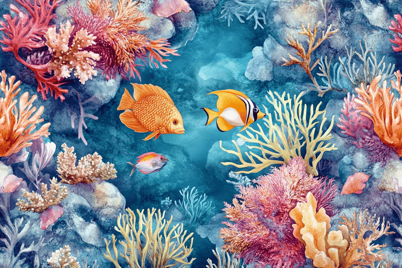 Underwater Fish Marine Wallpaper | Murals Wallpaper