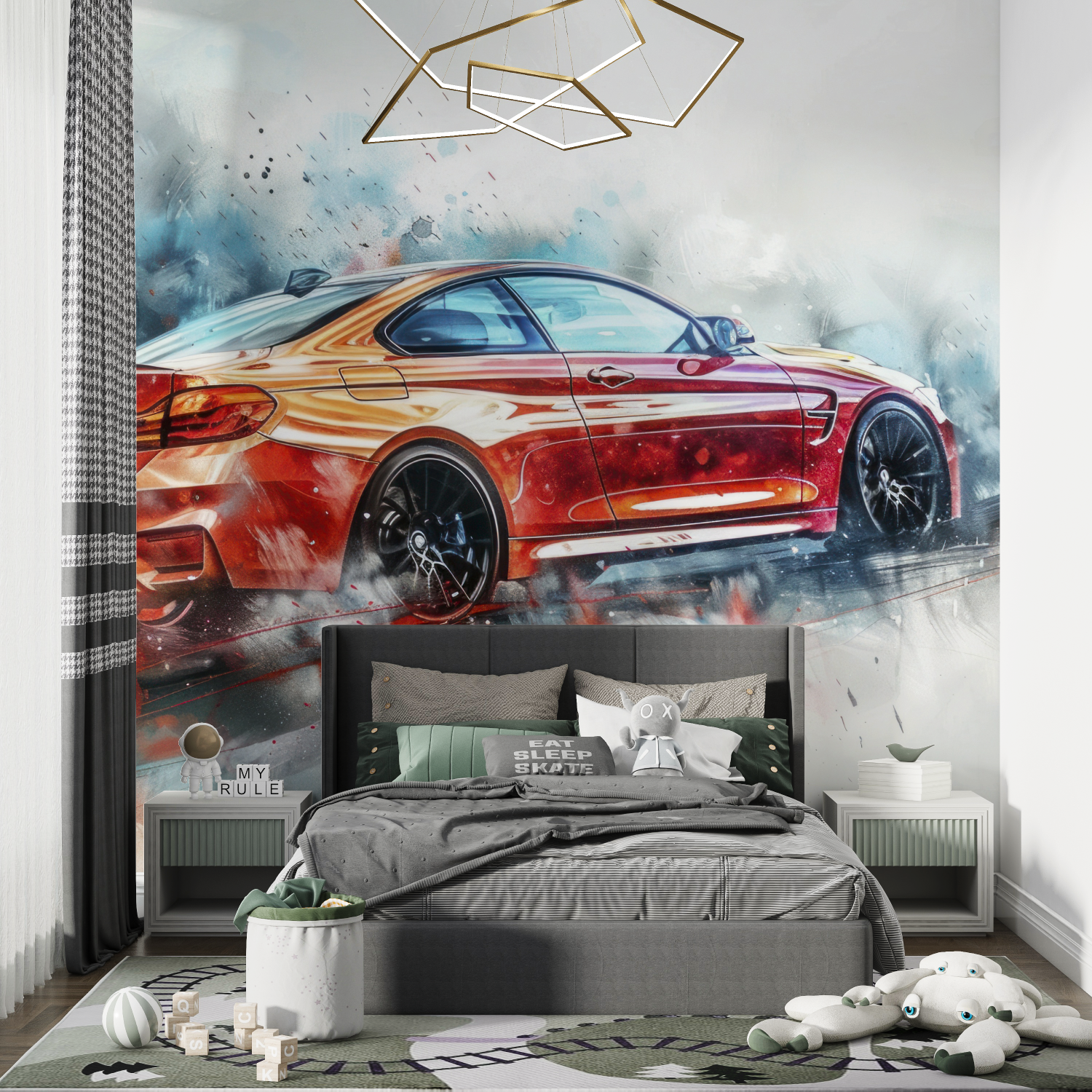 Tapete BMW – kleines Zimmer