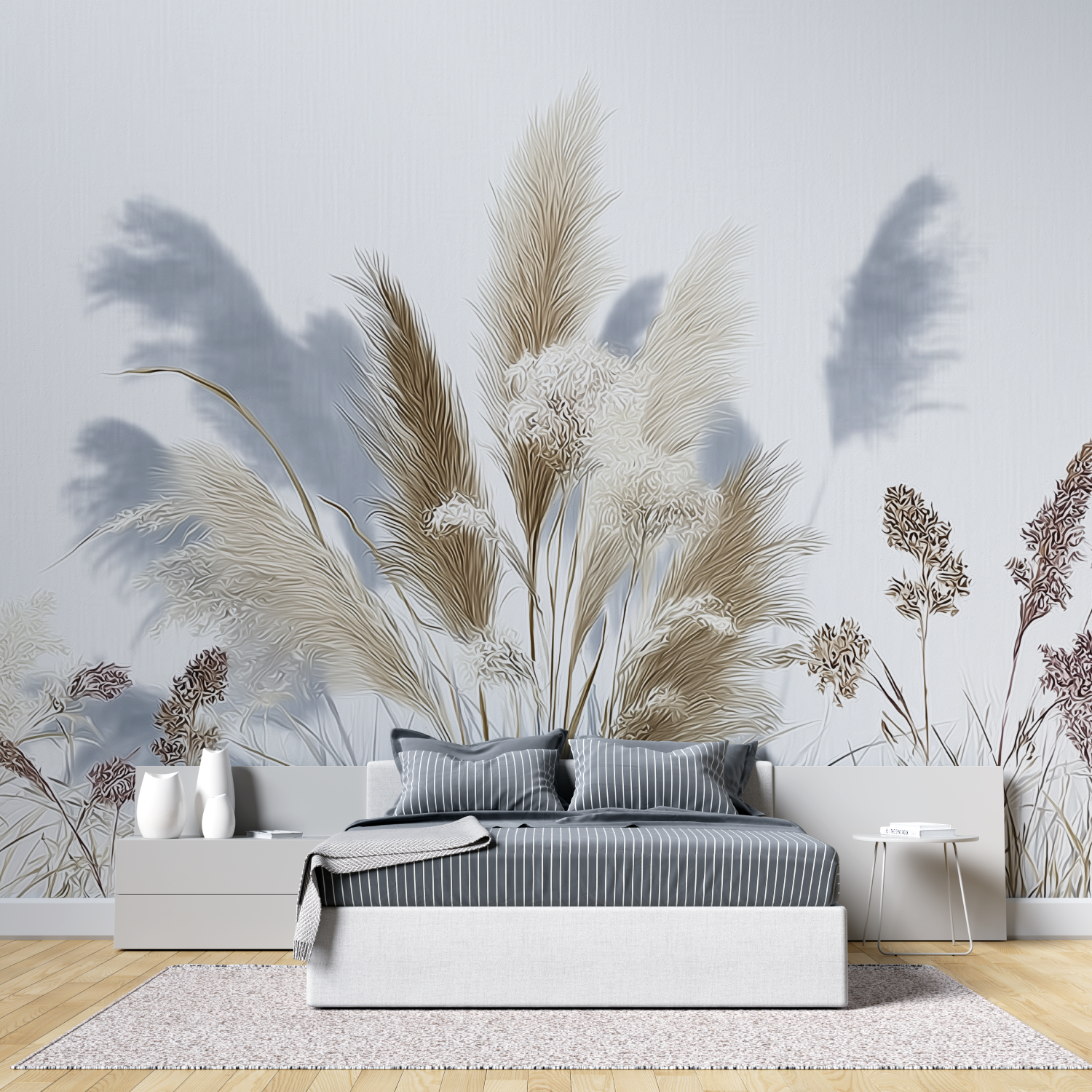 Mural 3D Cocooning Leaf Wallpaper