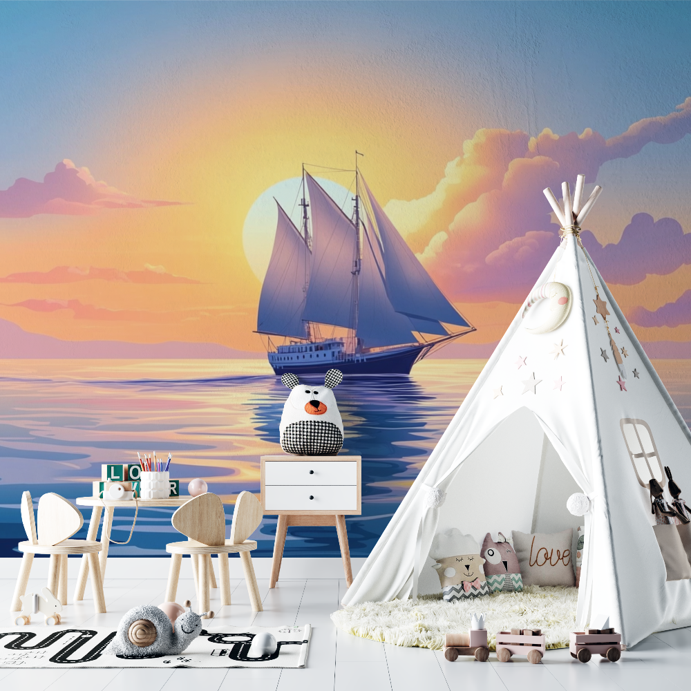 Marine Horizon Dream Wallpaper | Murals Wallpaper