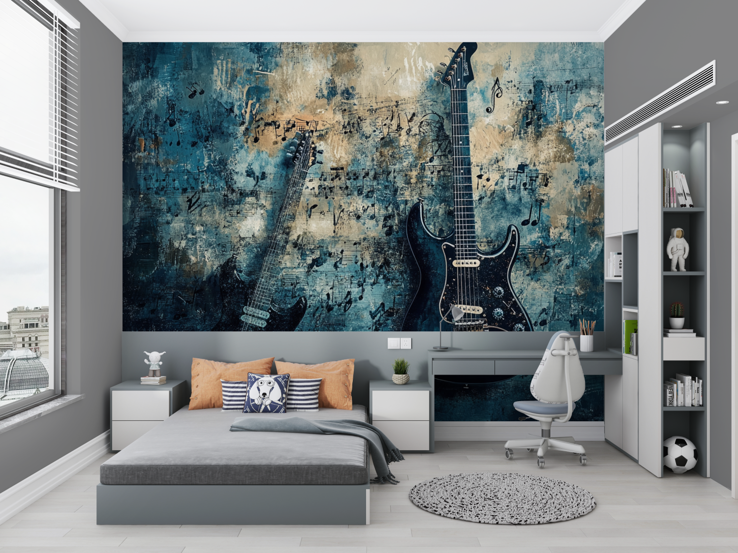 Guitar & Co. Wallpaper | Murals Wallpaper