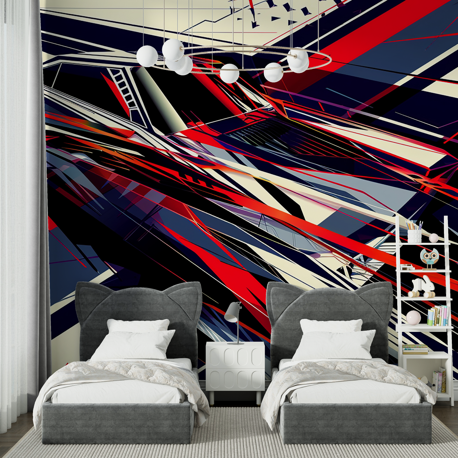 Sportwagen-Tapete | Wandbildtapete