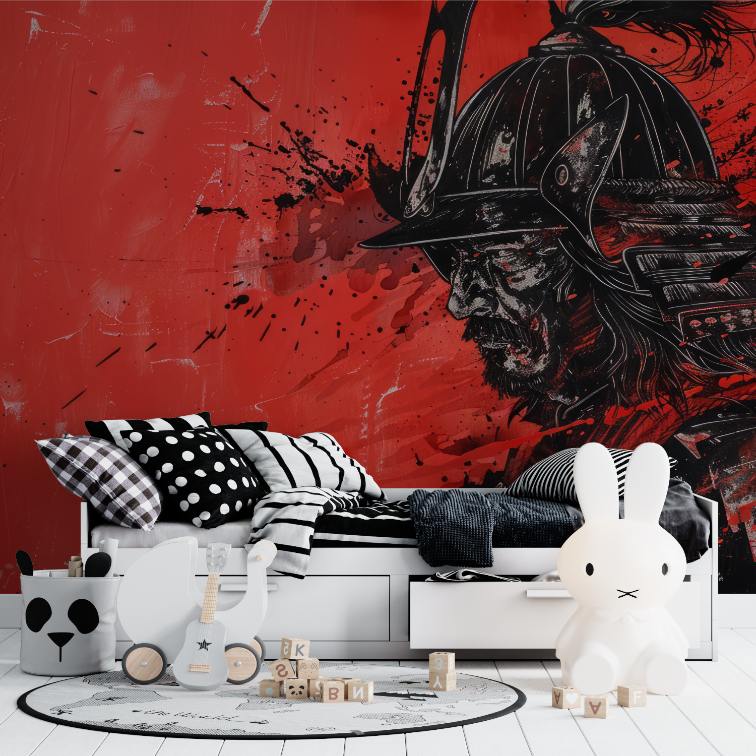 Japanese Samurai Design Wallpaper | Murals Wallpaper