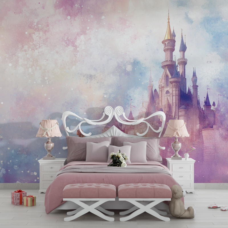 Watercolor Princess Wallpaper | Murals Wallpaper