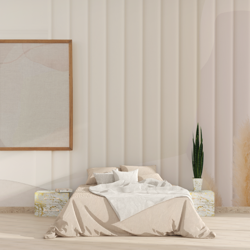 Cocooning Trompe L'Oeil Wallpaper | Murals Wallpaper