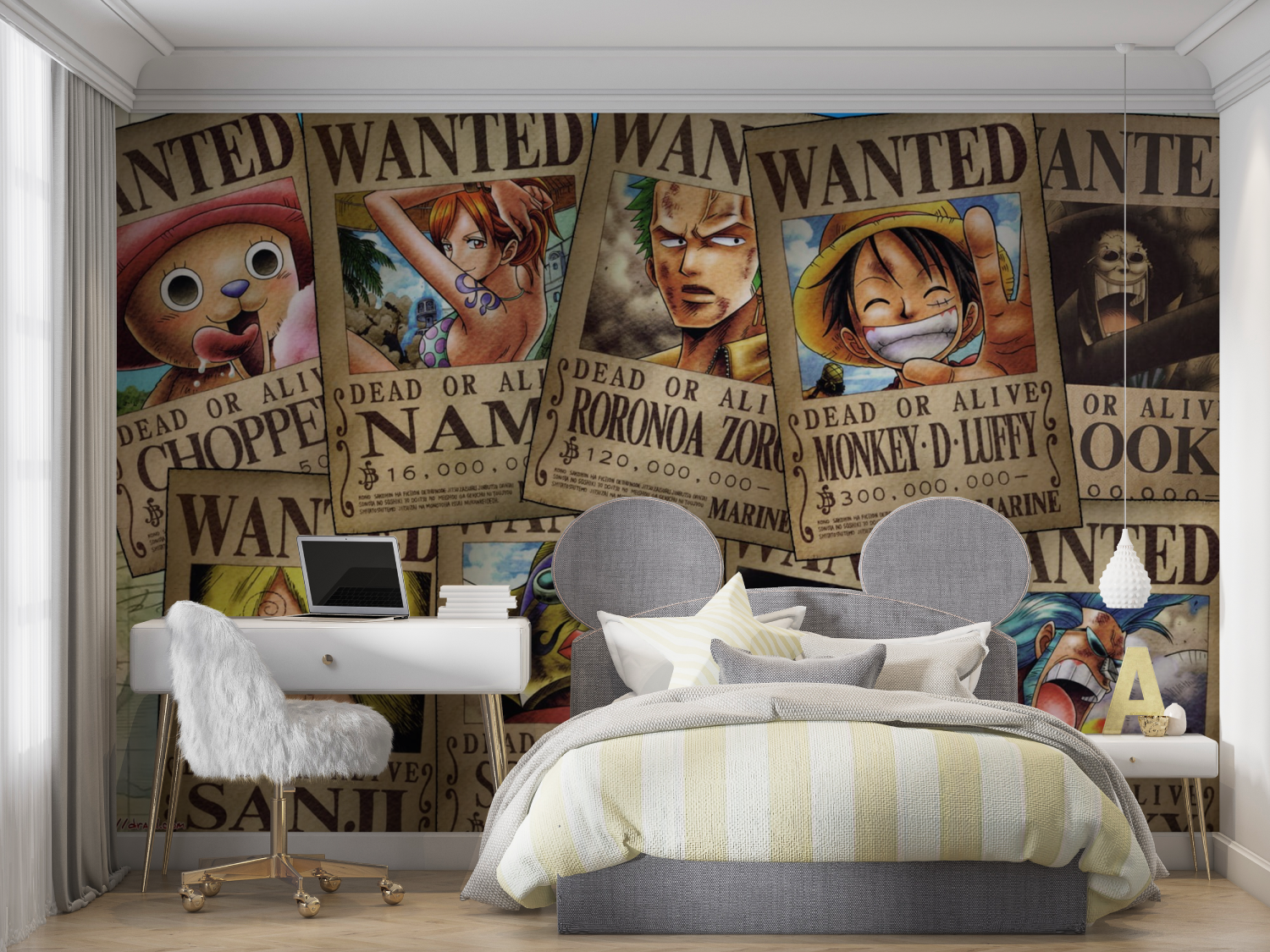 One Piece Wanted Wallpaper | Murals Wallpaper