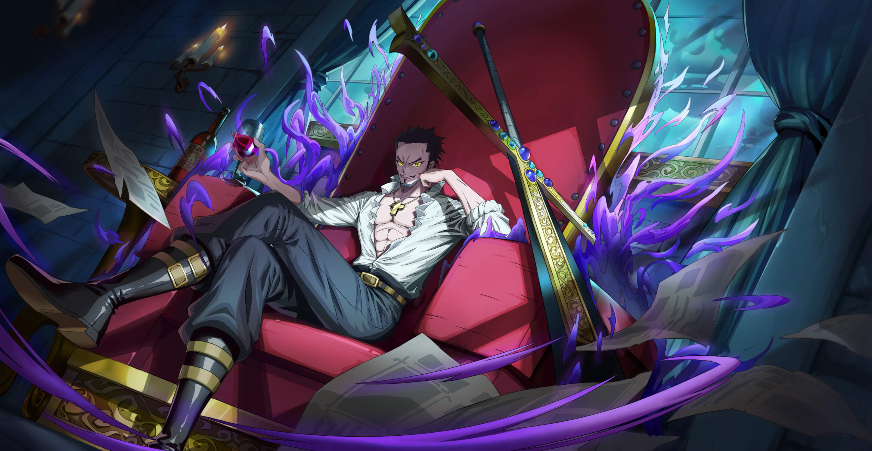 One Piece Mihawk Wallpaper | Murals Wallpaper