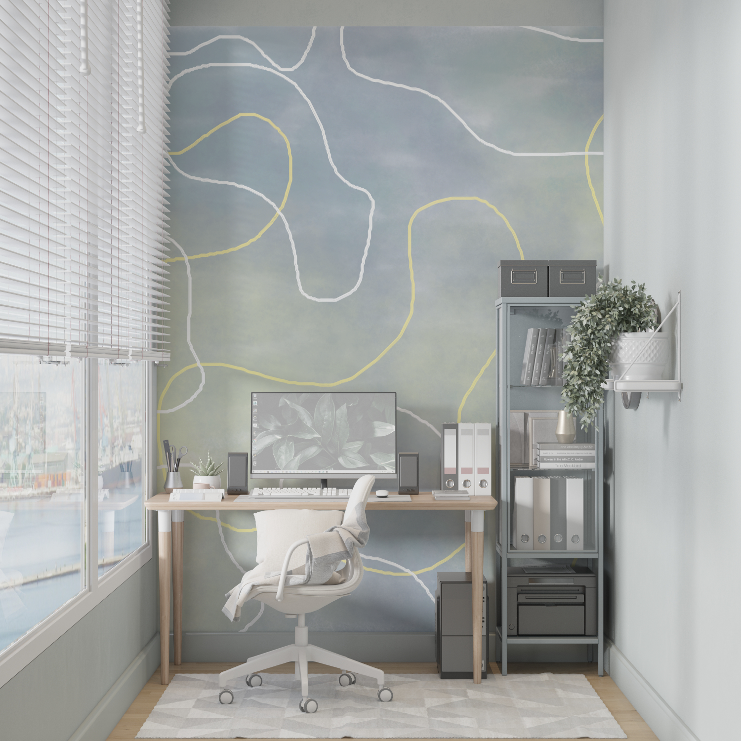 Abstract Watercolor Wallpaper | Murals Wallpaper