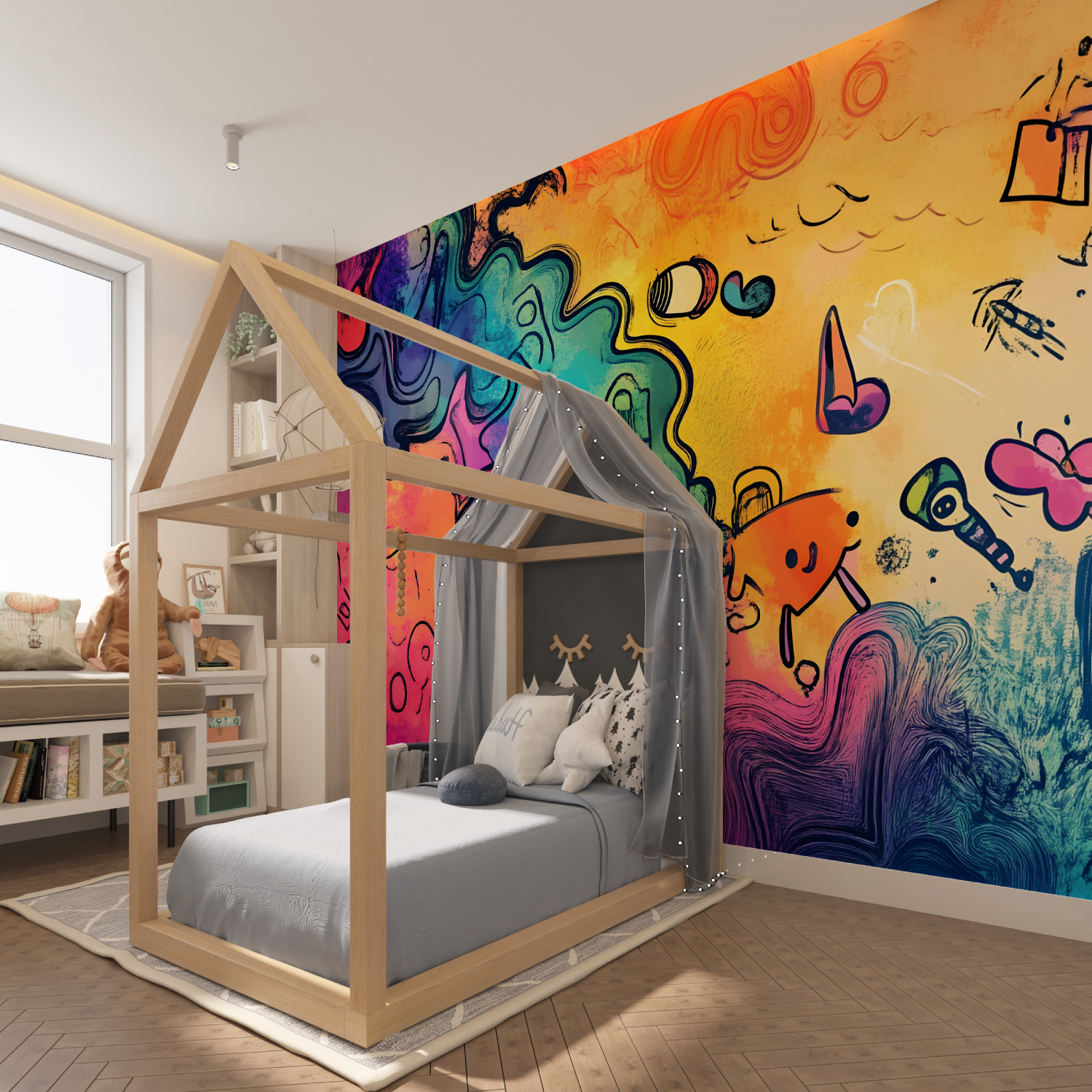 Teen Graffiti Wallpaper | Murals Wallpaper