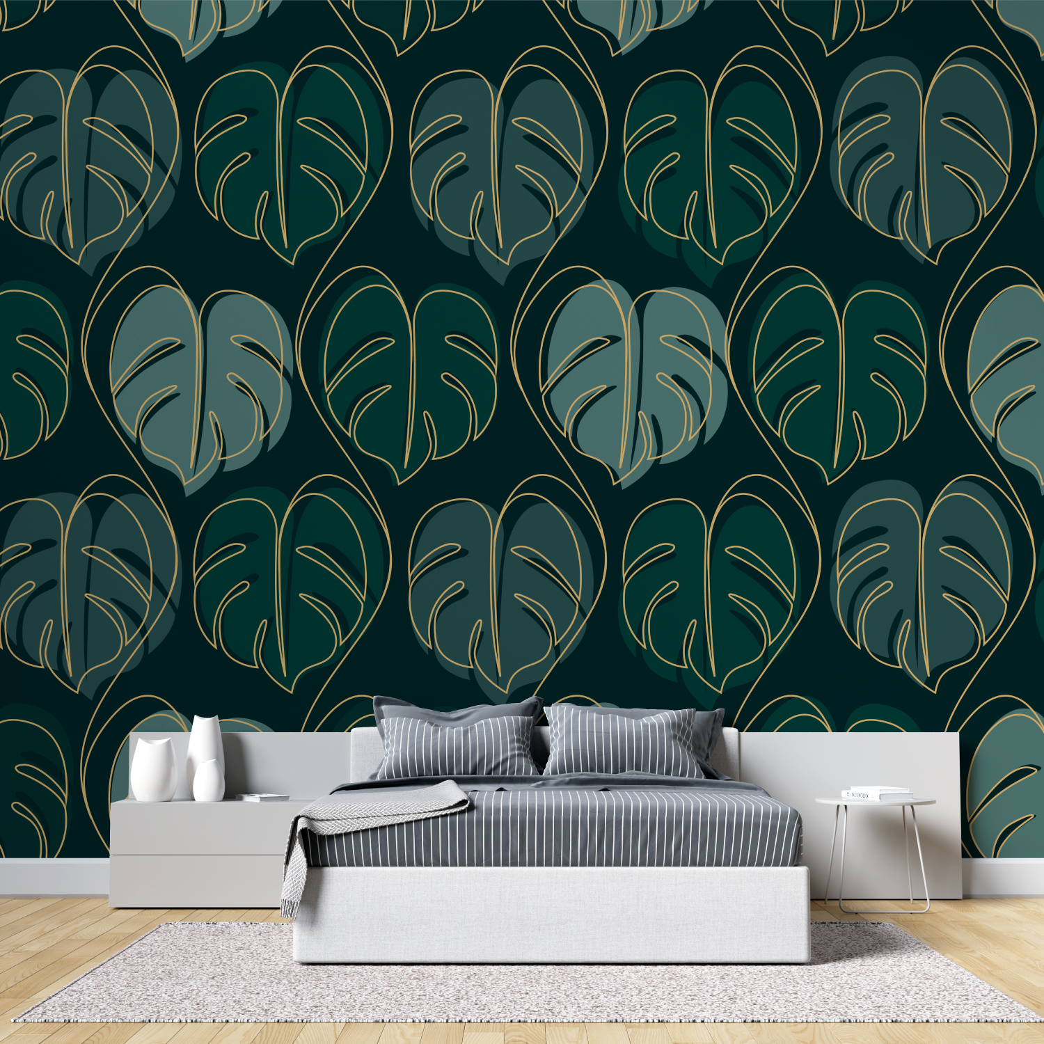 Duck Blue Pattern Wallpaper | Murals Wallpaper