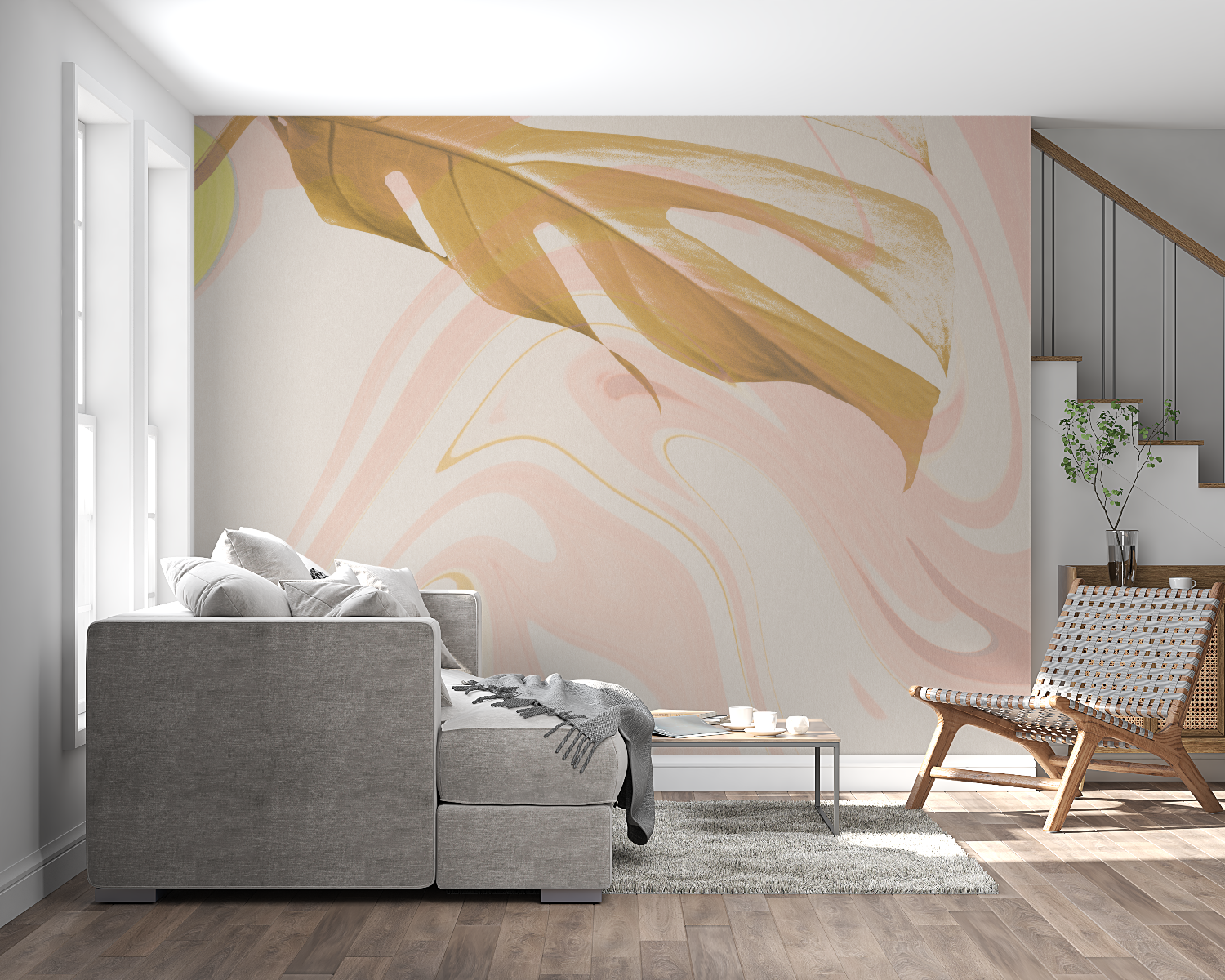 Cocooning Watercolor Gradient Wallpaper | Murals Wallpaper