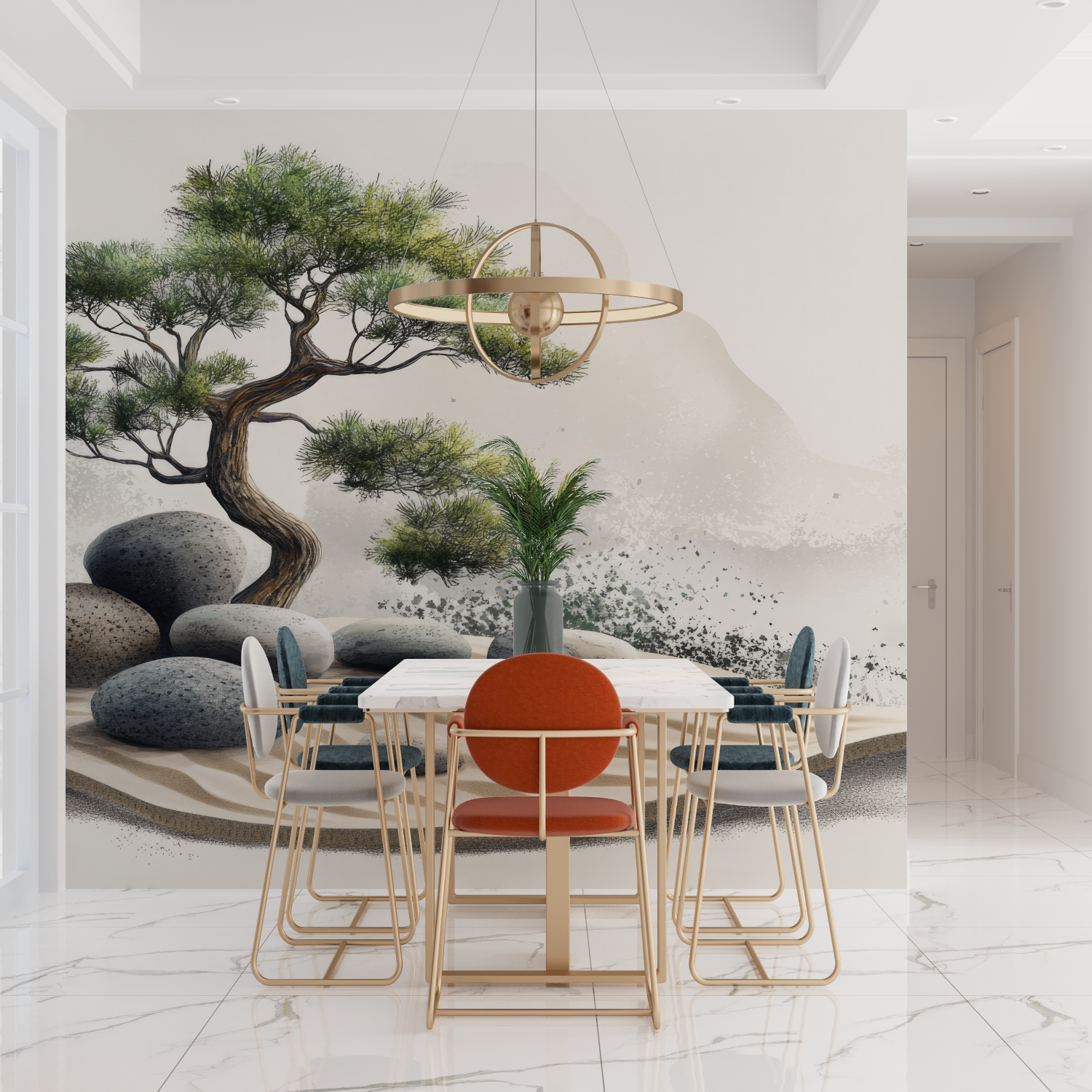 Papier Peint Zen Arbre Japan - mur