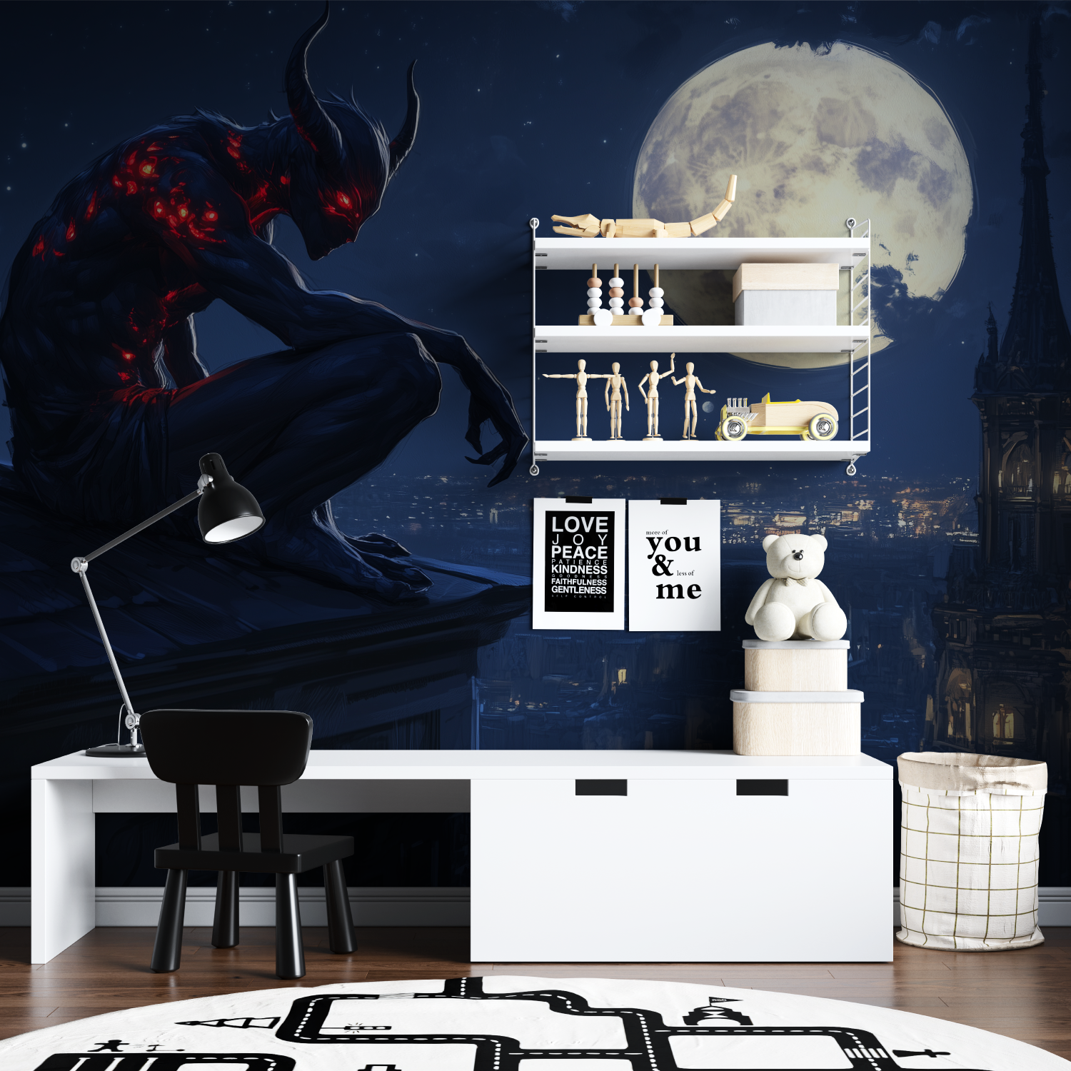 Spiderman Vampir Tapete | Wandbilder Tapete