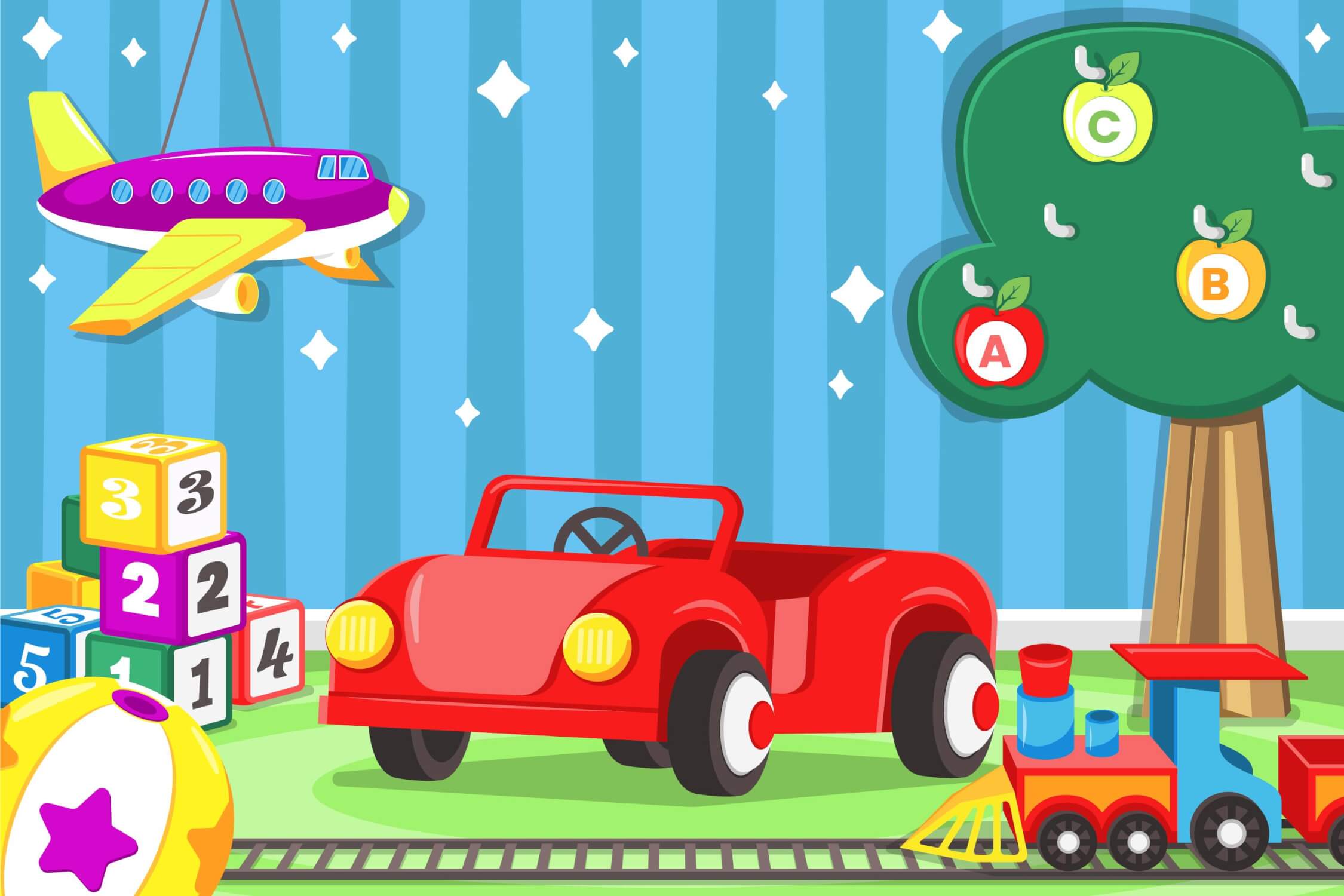 Childrens Car Wallpaper | Murals Wallpaper