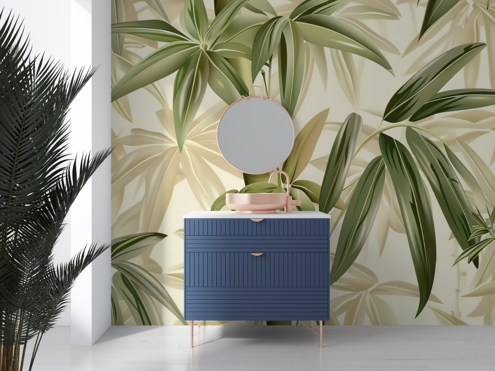 Bambus Tapete Badezimmer | Wandbilder Tapete