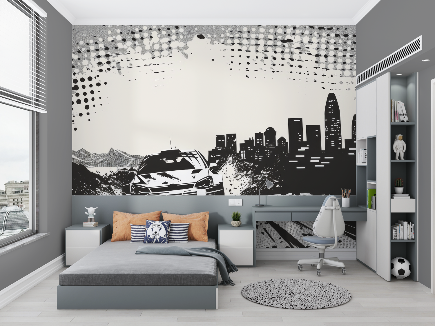 Rally Car Wallpaper for Teens | Murals Wallpaper