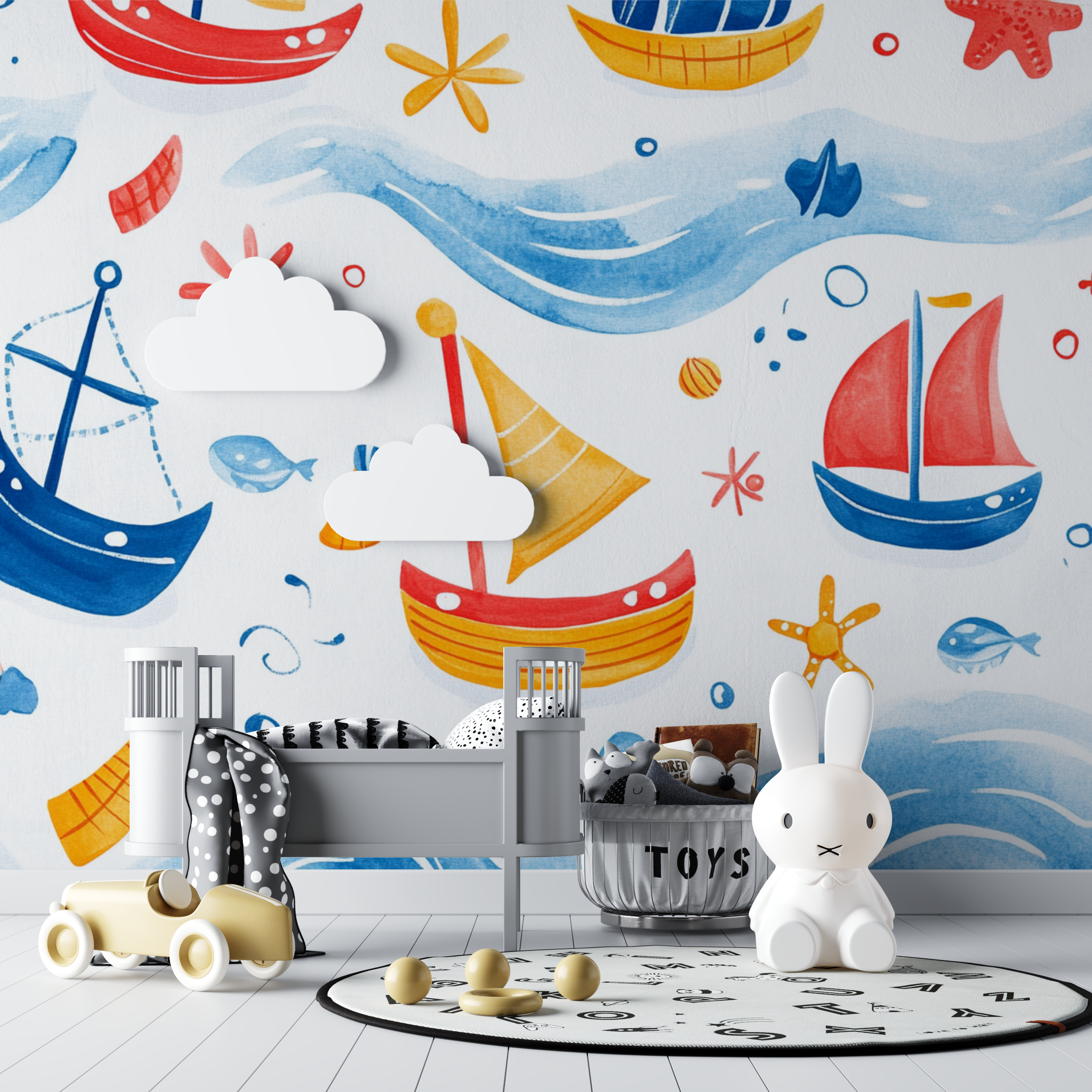 Nautical Vogue Sailor Wallpaper | Murals Wallpaper