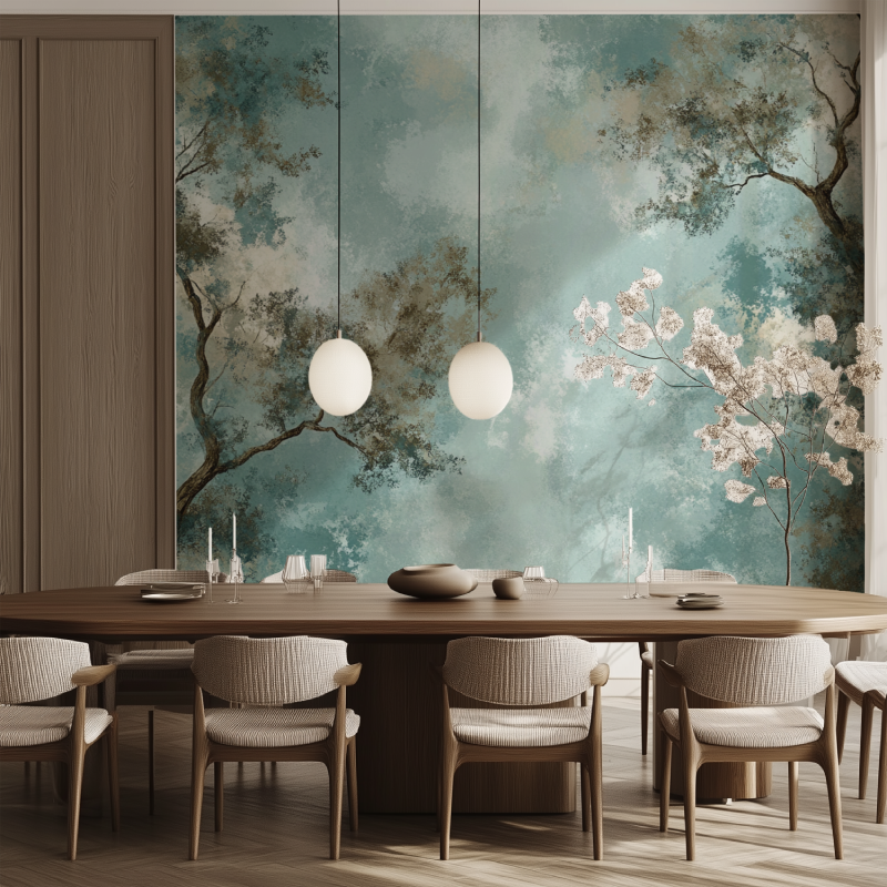 Stilisierte Baumtapete | Murals Wallpaper