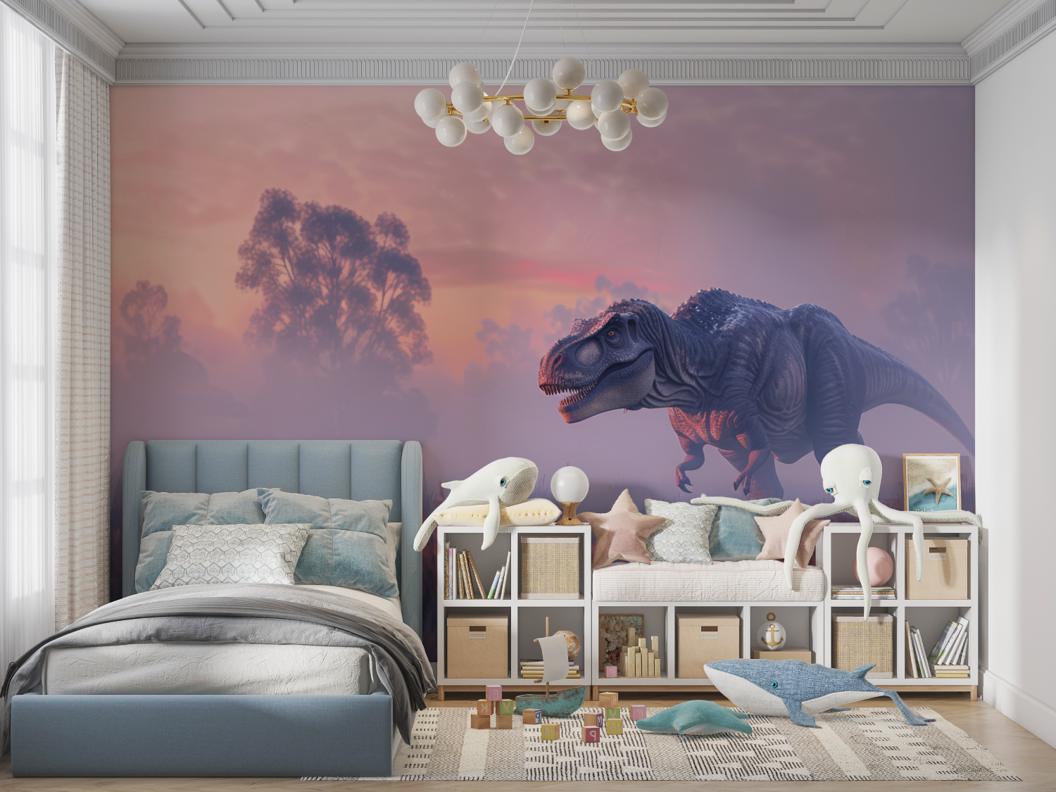 Pastel Dinosaur Wallpaper | Murals Wallpaper