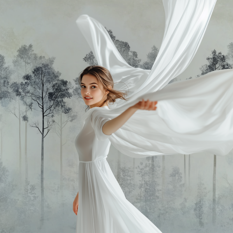 Gray Tree Wallpaper | Murals Wallpaper