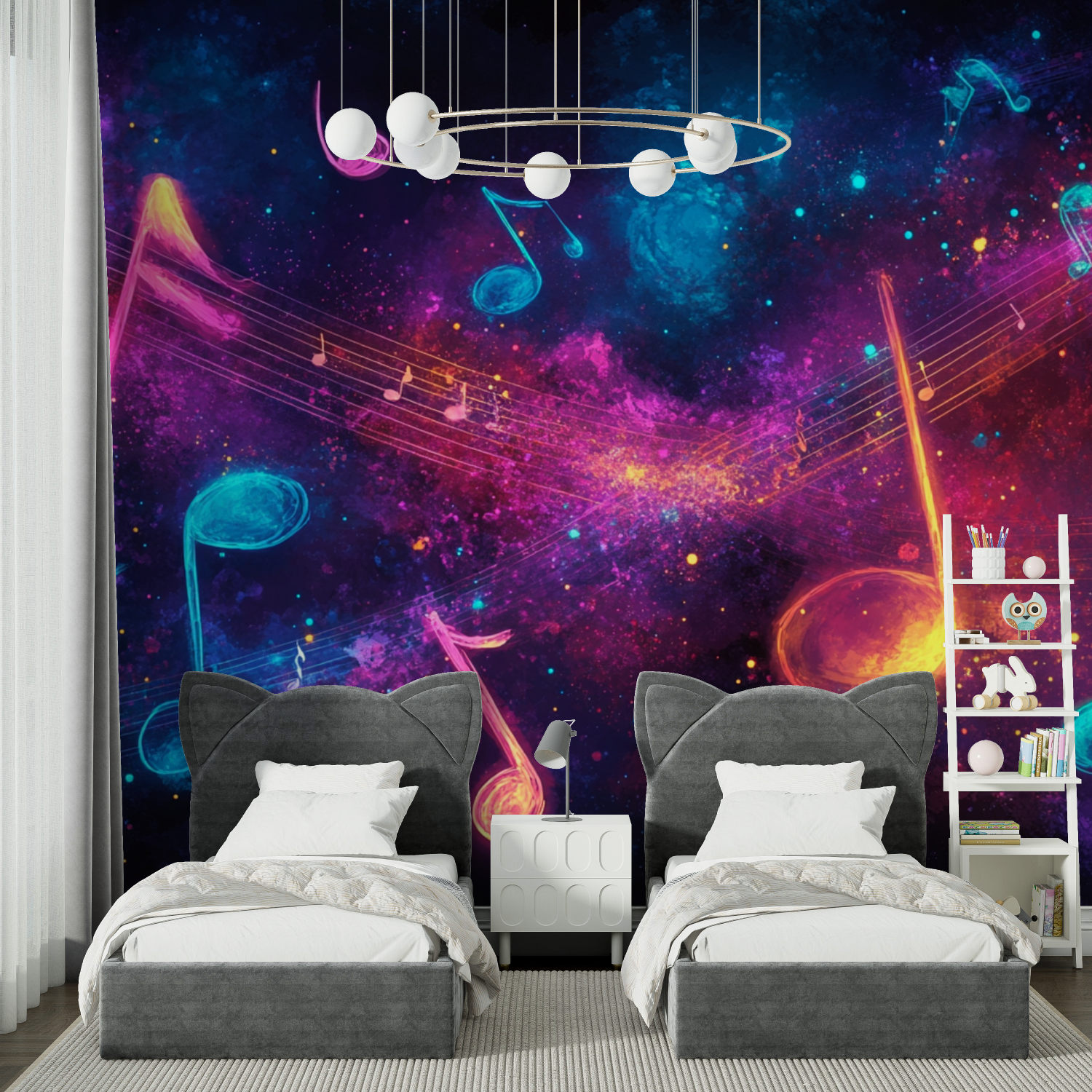 Teen Music Printed Wallpaper | Murals Wallpaper