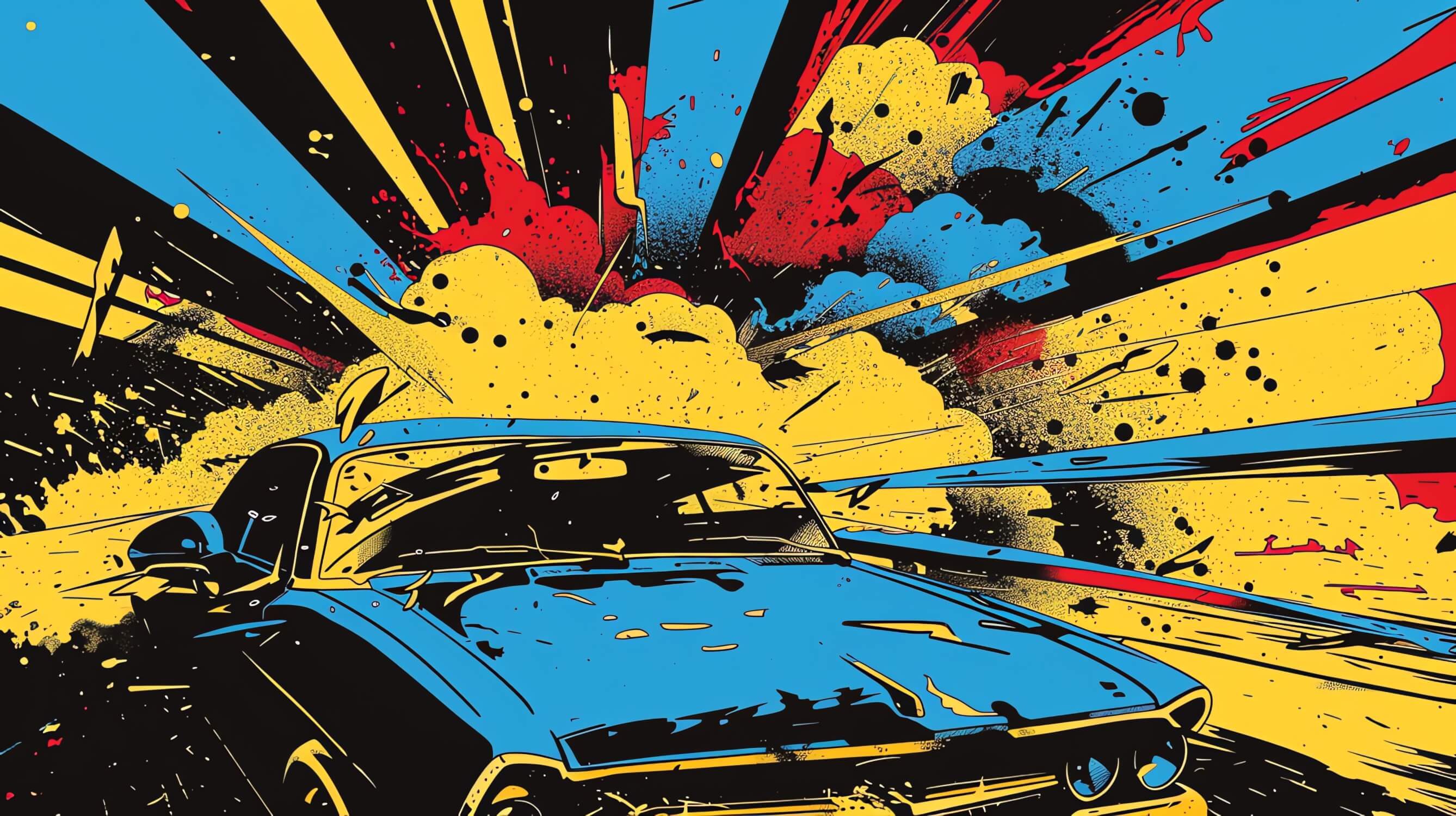 HD Car Graffiti Wallpaper | Murals Wallpaper