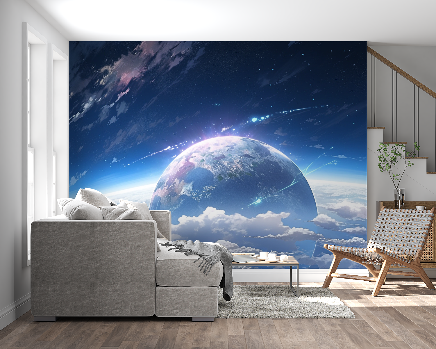 Weltraum-Tapete für Erwachsene | Wandbilder