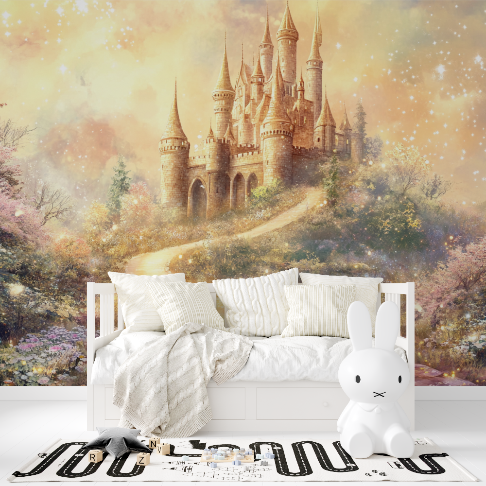 Enchanted Fortress Princess Wallpaper | Murals Wallpaper