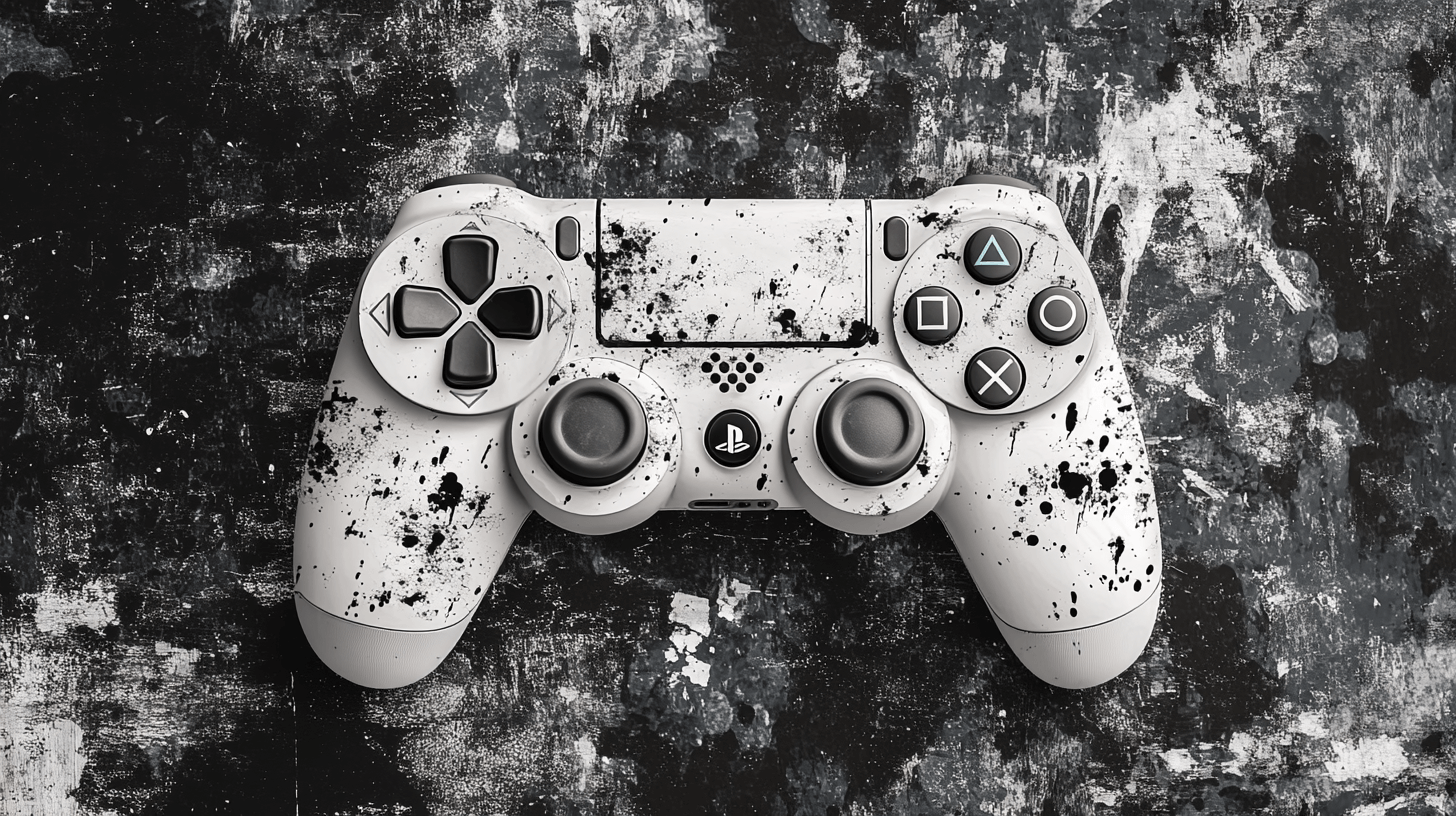 Gaming Console Gray Wallpaper | Murals Wallpaper
