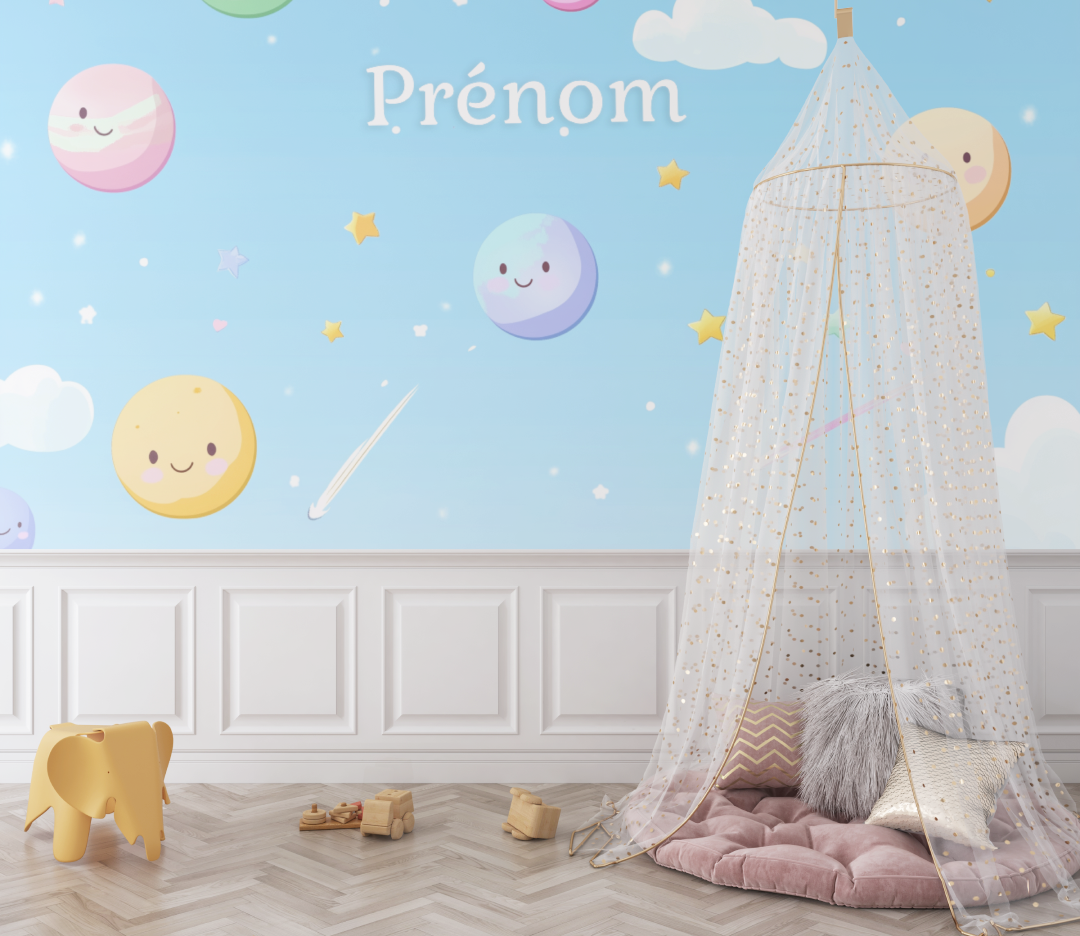 Name Wallpaper Planets | Murals Wallpaper