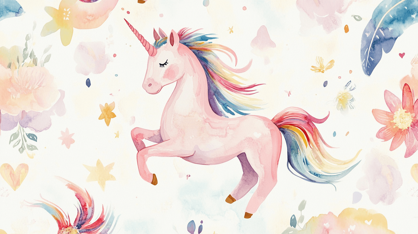 Unicorn Beautiful Ride Wallpaper | Murals Wallpaper
